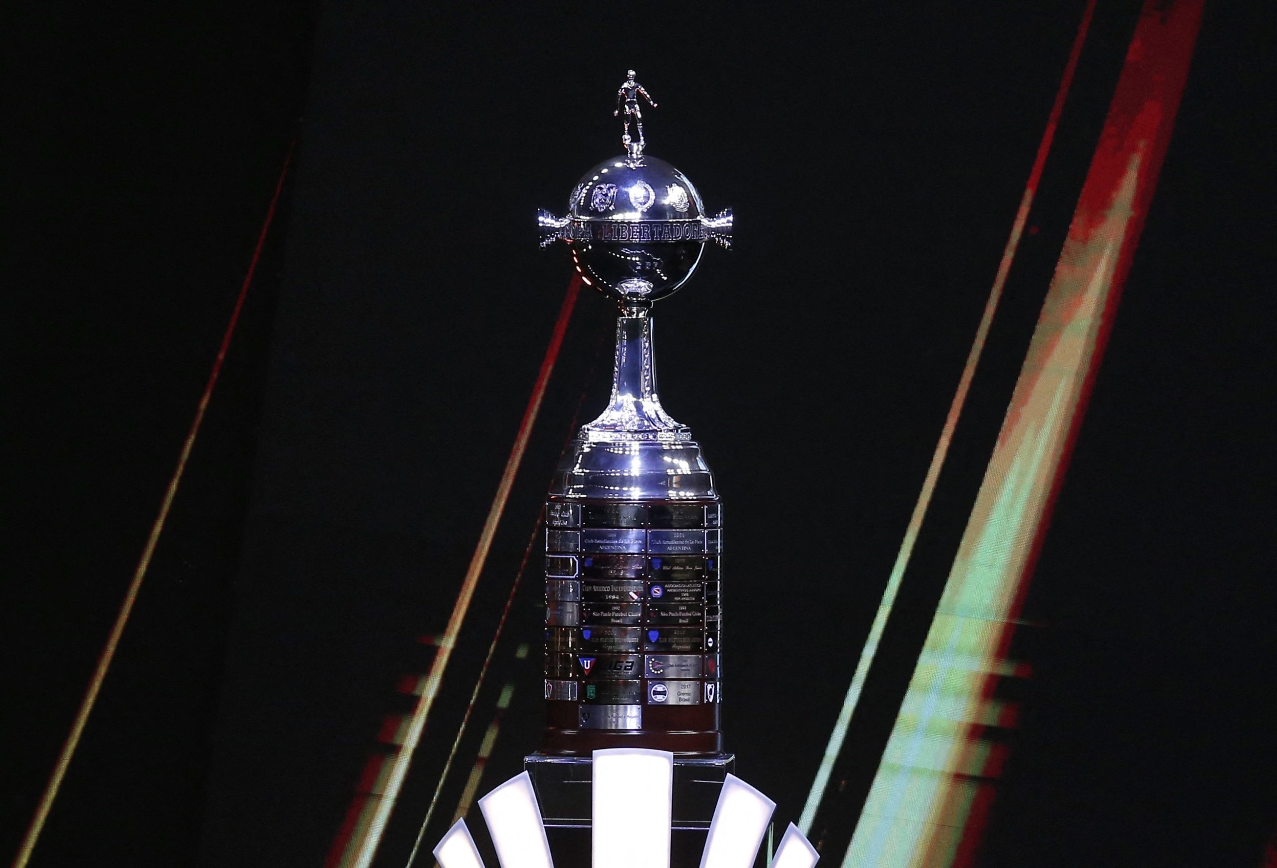 Bola da Copa Libertadores em destaque