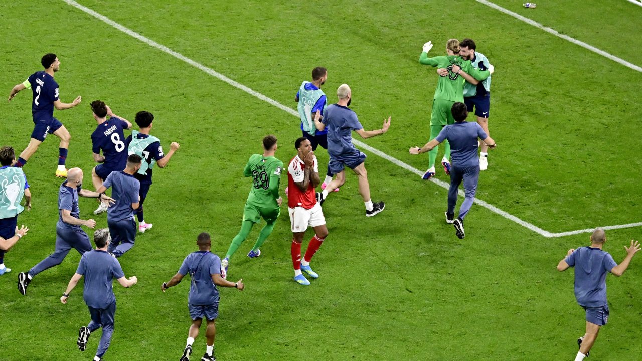 Declan Rice defende Gabriel Magalhães e Eze após derrota do Arsenal na final da Champions