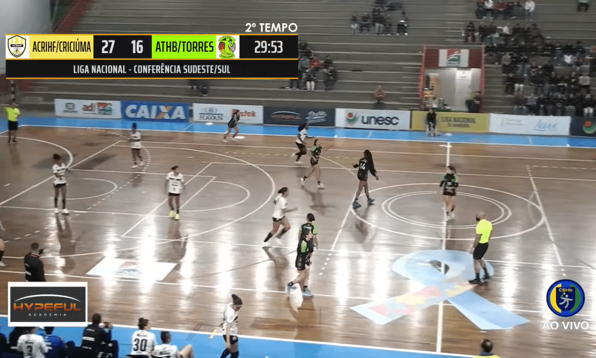 Criciúma conquista segunda vitória na Liga Nacional de Handebol Feminino