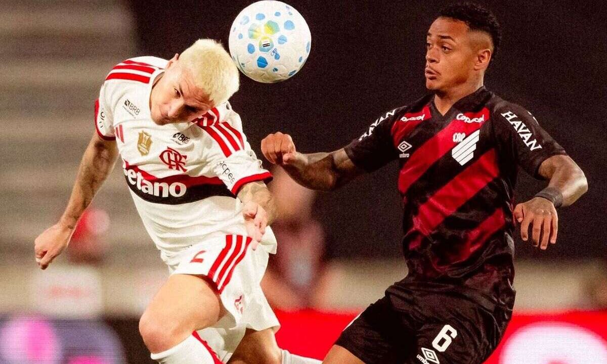 Flamengo empata com Athletico em jogo tenso na Arena da Baixada