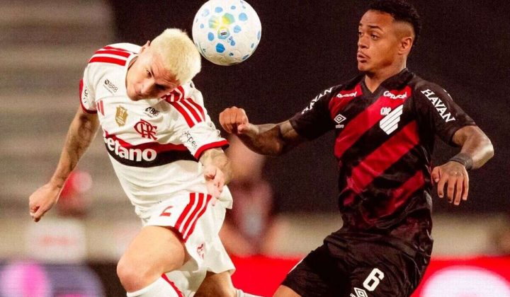 Flamengo empata com Athletico em jogo tenso na Arena da Baixada