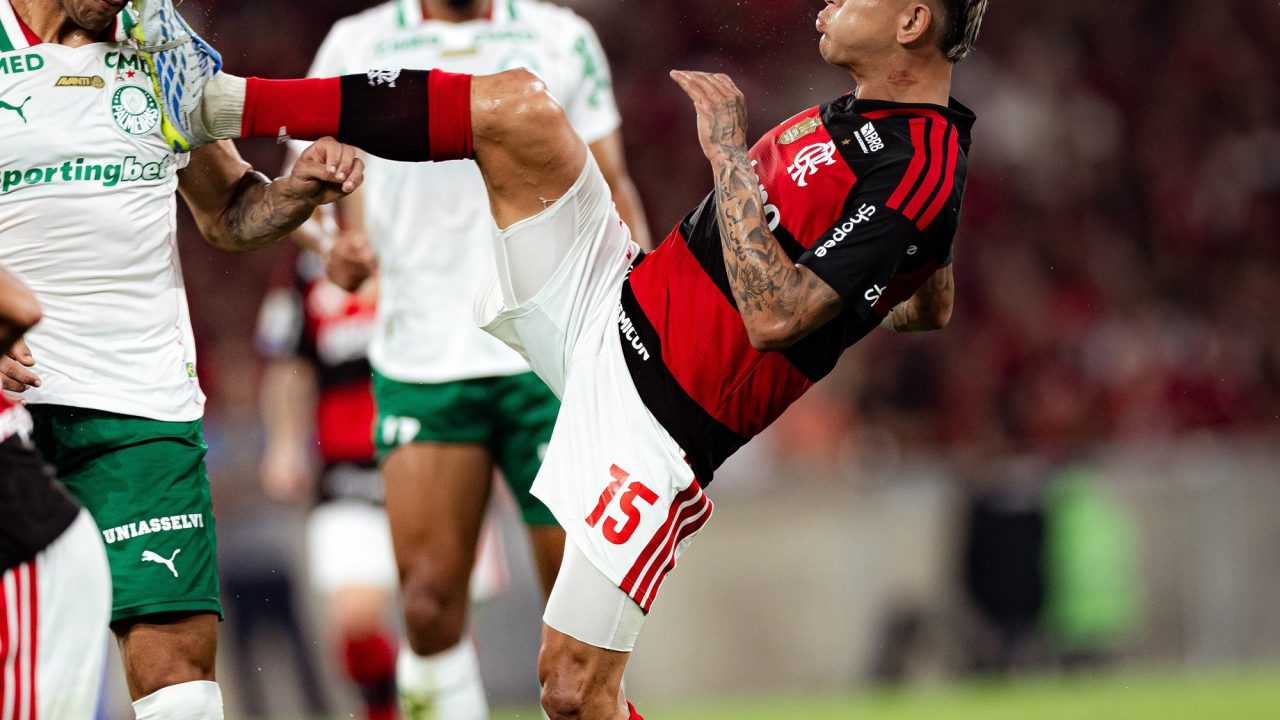 Flamengo volta à estaca zero pela liderança após expulsão e derrota para o Palmeiras