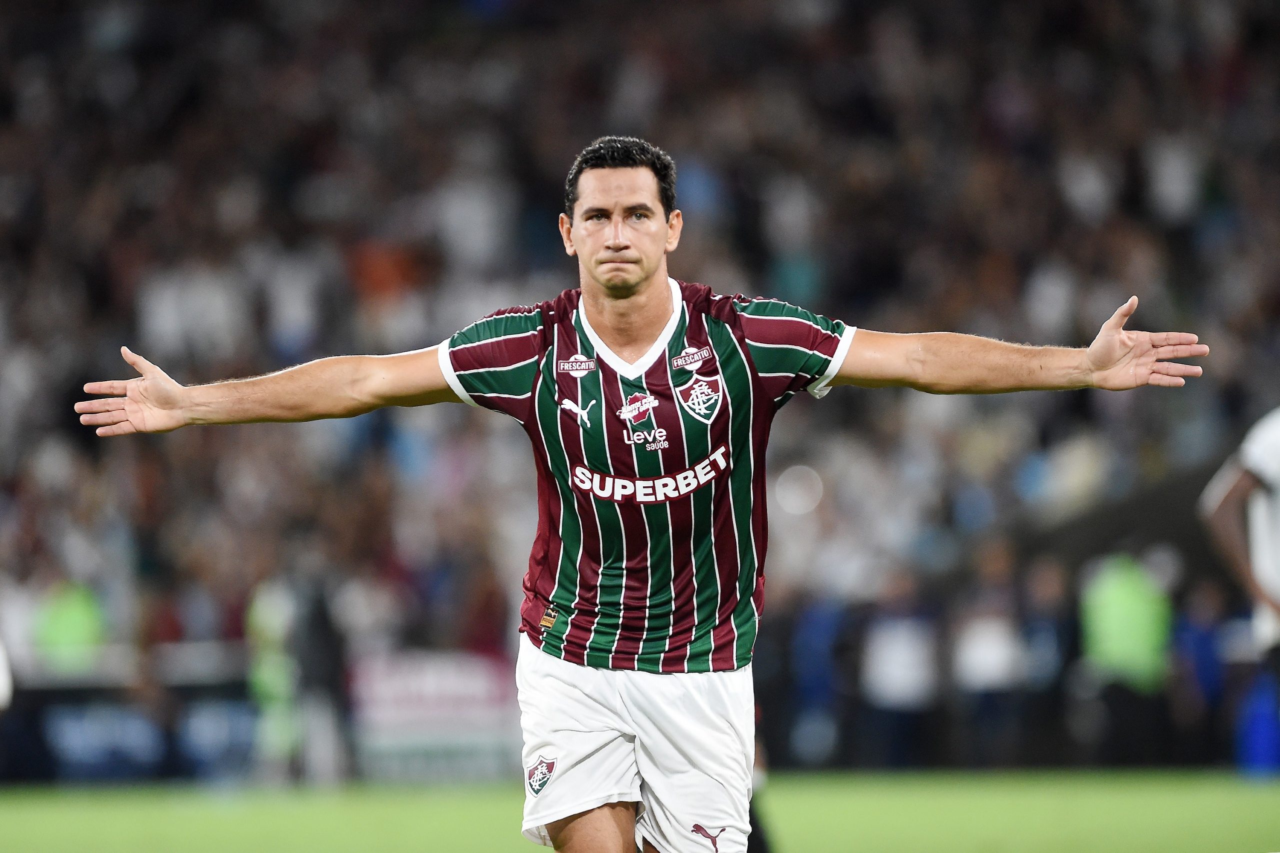 Paulo Henrique Ganso, meia do Fluminense, em campo