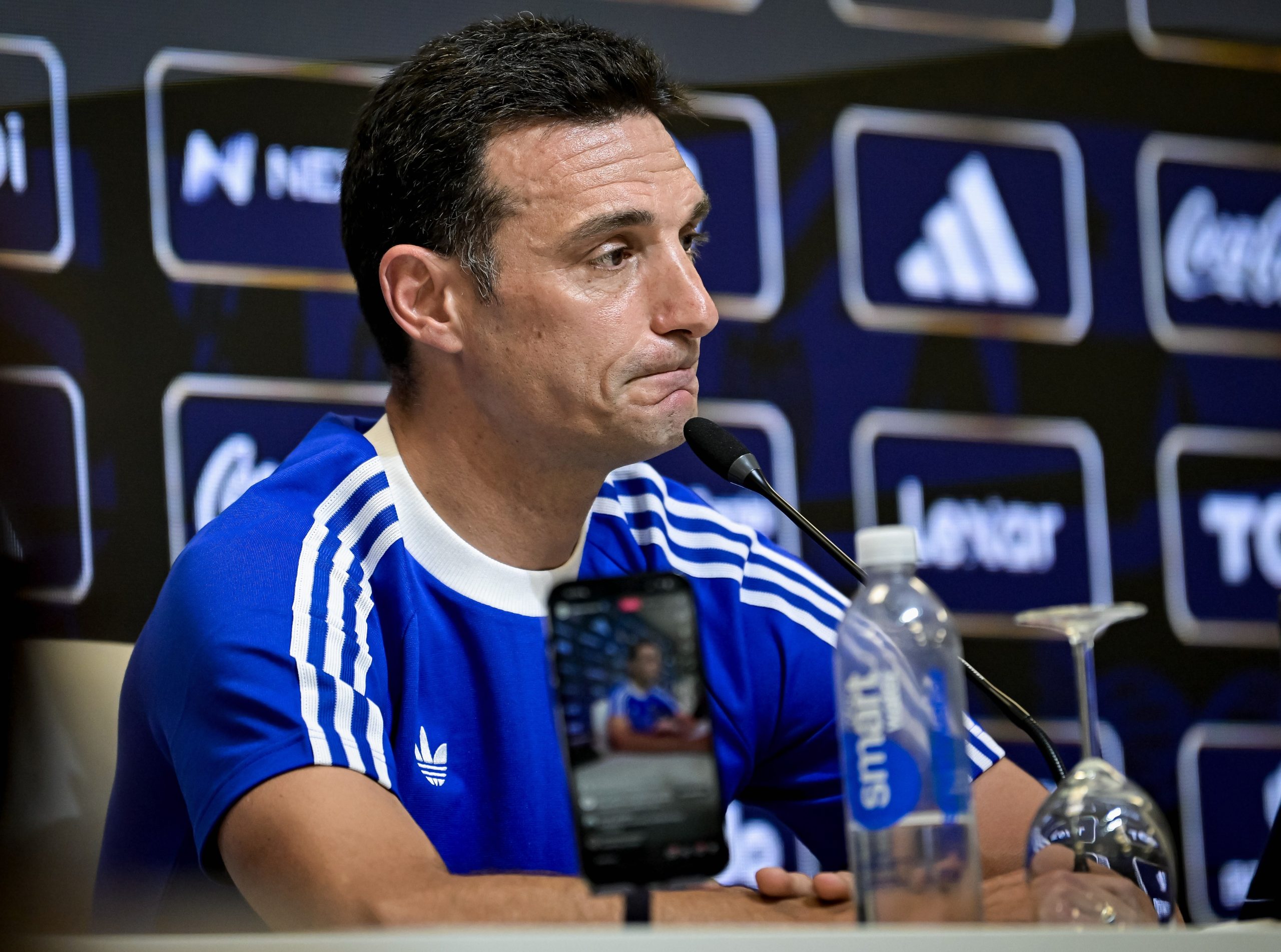 Lionel Scaloni, técnico da Argentina, em entrevista coletiva