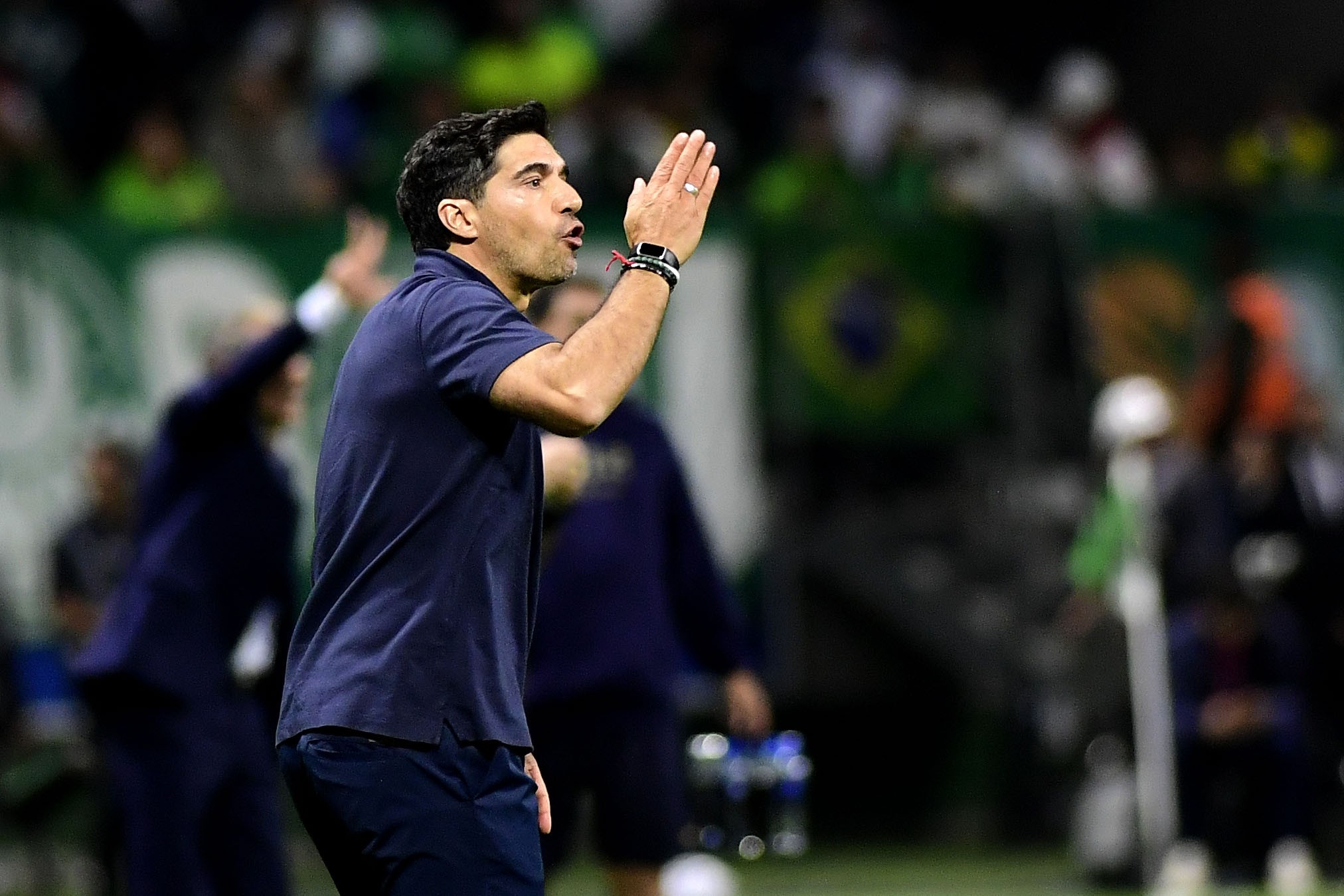 Abel Ferreira, treinador do Palmeiras, em coletiva de imprensa após a derrota para o Cerro Porteño.