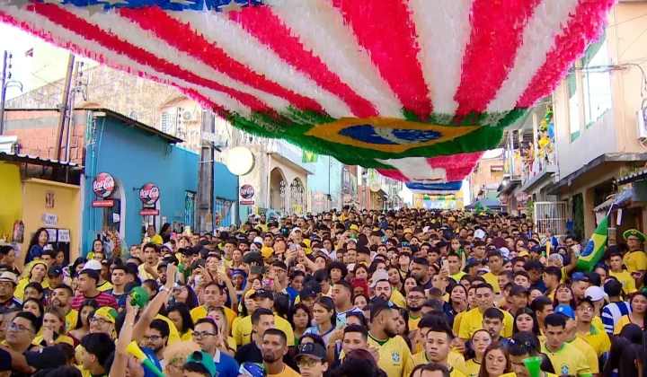 Manaus celebra estreia do Brasil na Copa do Mundo com festa na “Rua da Copa” e eventos pela cidade