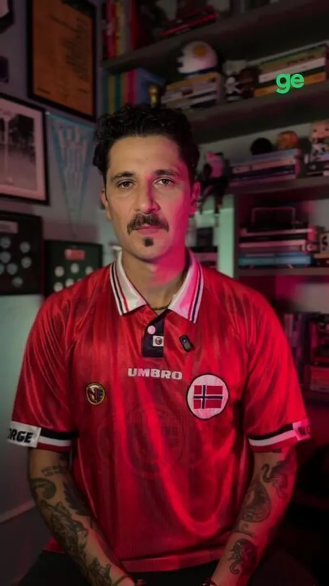 Imagem genérica de um gol sendo comemorado em uma partida de futebol da Copa do Mundo.