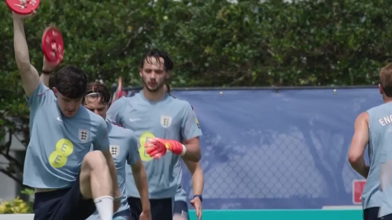 A seleção da Inglaterra foi impedida de realizar seus treinos em campos específicos no complexo Gardens North County District Park, em Palm