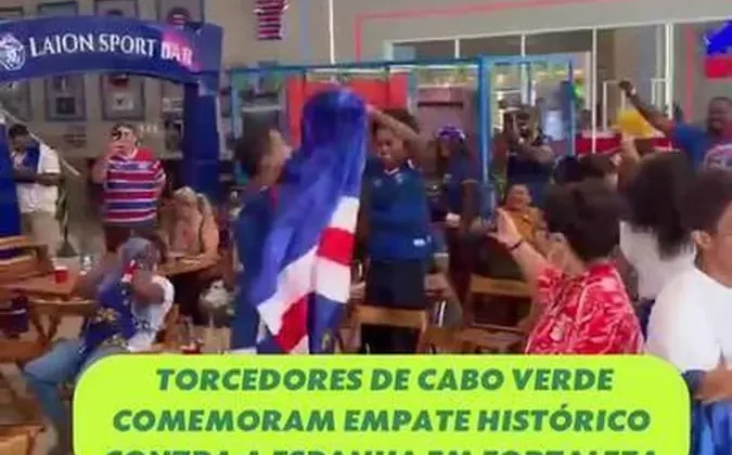 Fortaleza vira “segunda casa” para torcida de Cabo Verde durante a Copa do Mundo