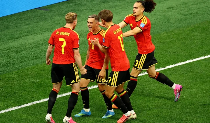 Técnico da Bélgica exalta Leandro Trossard após goleada na Copa do Mundo