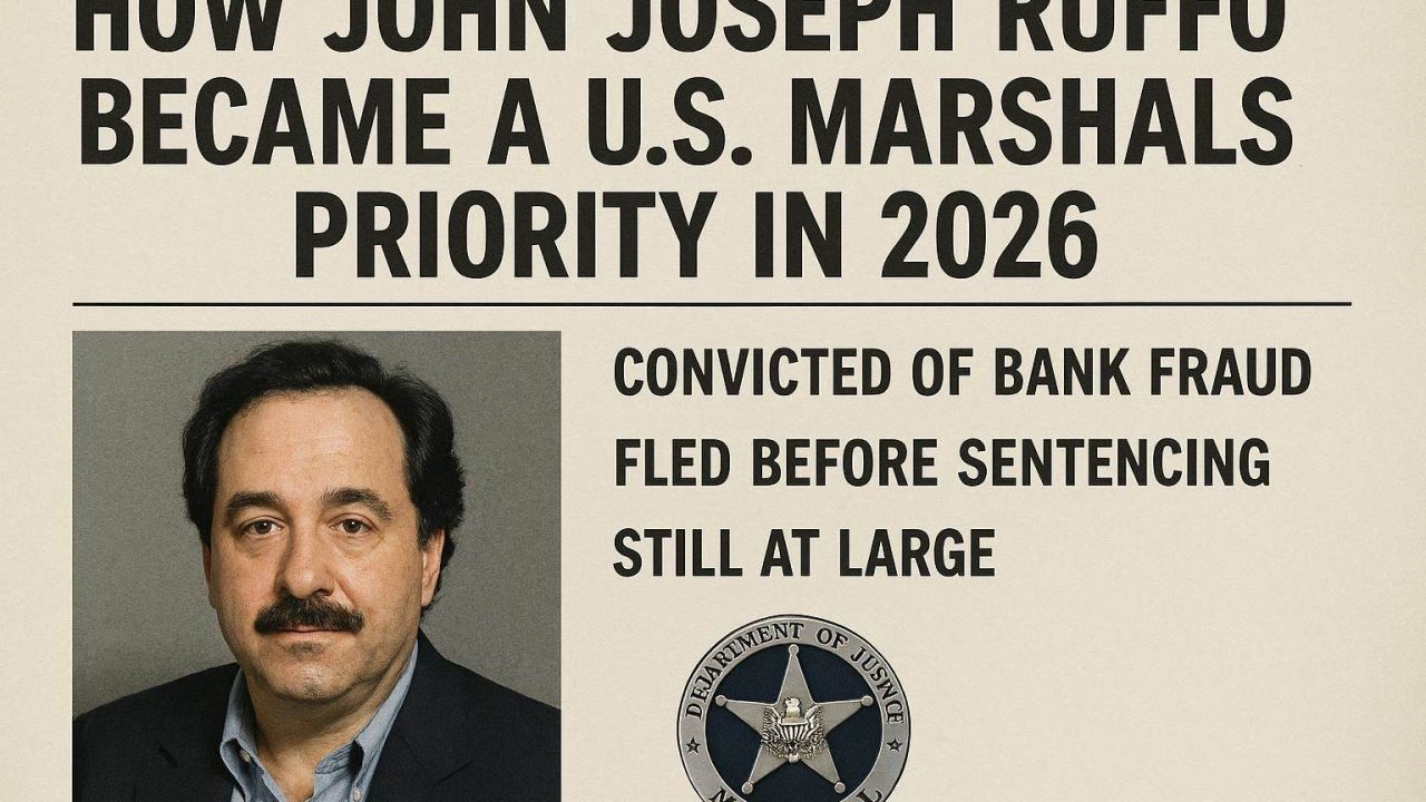 John Joseph Ruffo: A U.S. Marshals Priority in 2026 Due to Complex Financial Crime and Failed Surrender