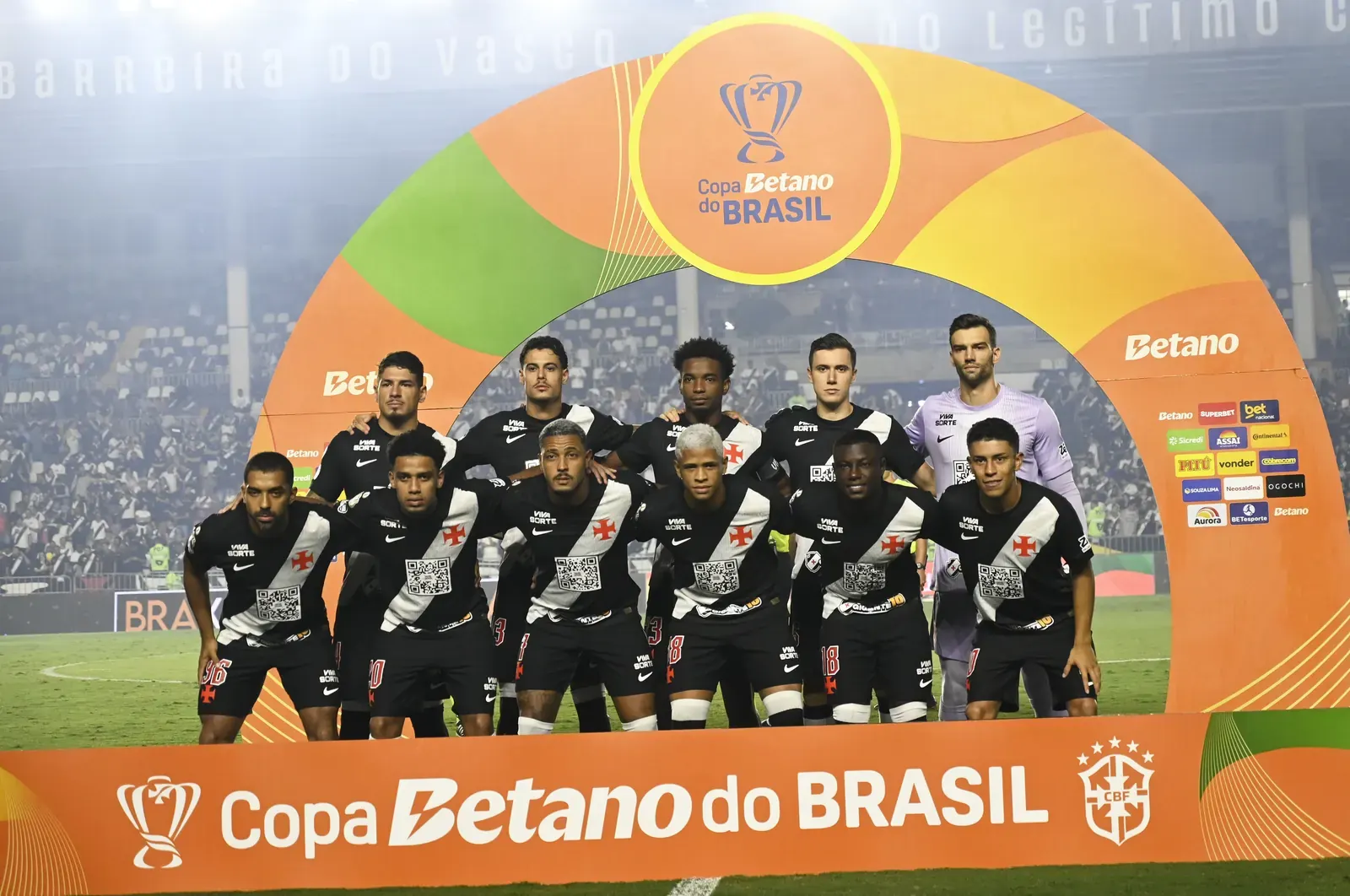 Jogadores do Vasco da Gama em treinamento no CT Moacyr Barbosa.