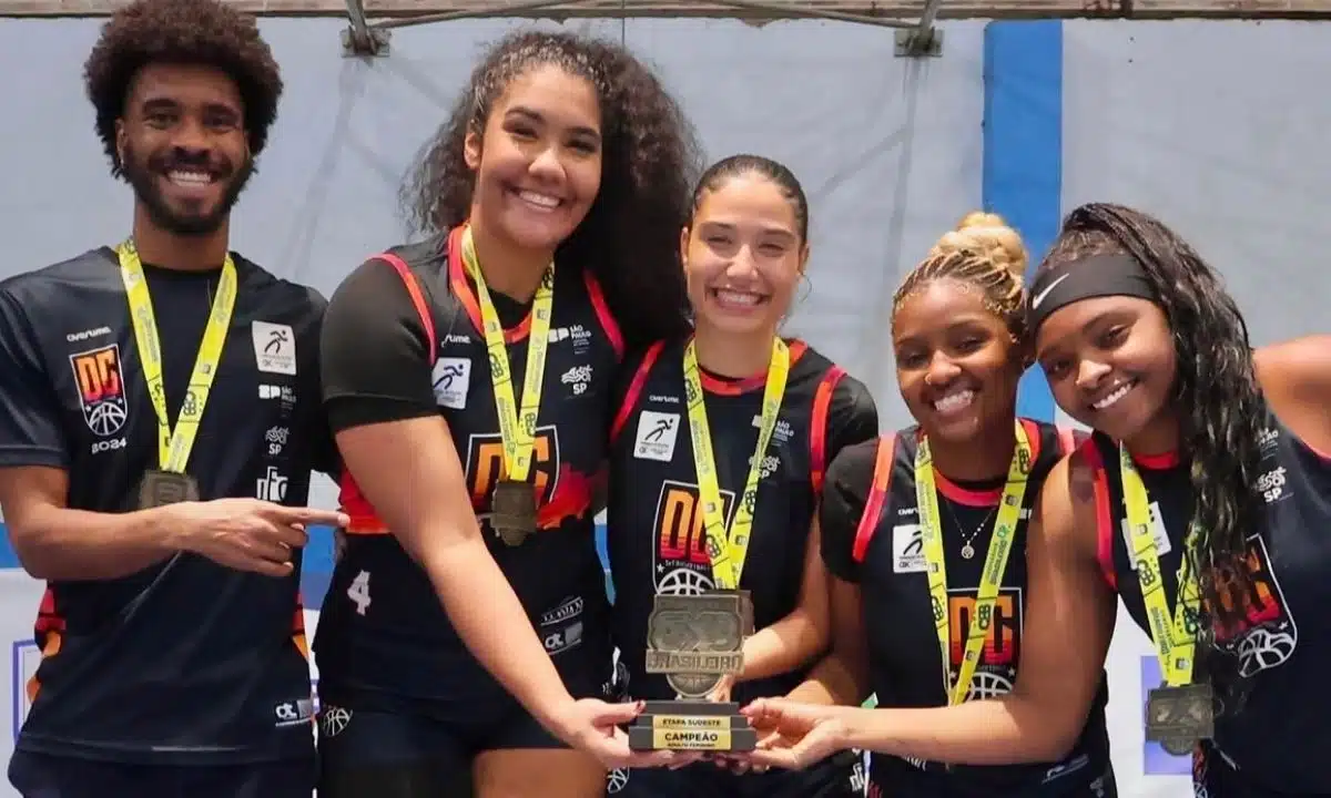 A etapa Sudeste do Brasileirão de Basquete 3×3, realizada em Santo André, foi marcada pelo domínio da equipe paulista Drible Certo/IFC (SP),