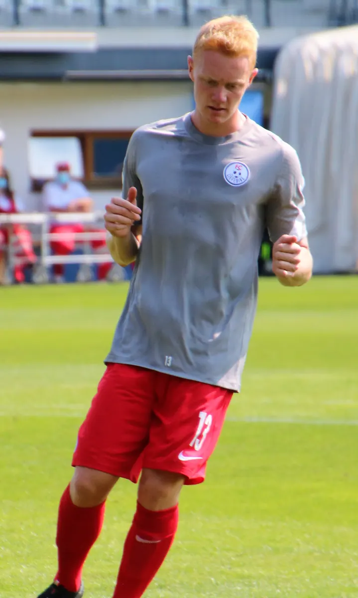 Nicolas Seiwald, jogador da Áustria, em ação durante a Copa do Mundo 2026.