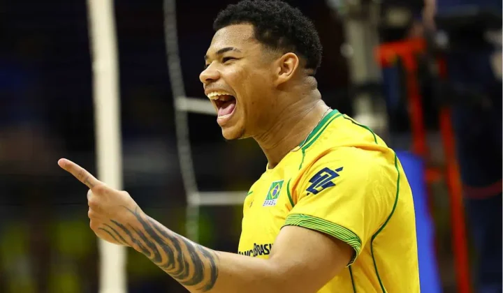 Darlan comemora vitórias do Brasil na VNL, evolução da mão direita e apoio da torcida
