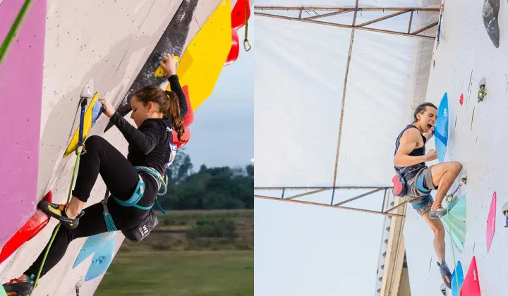 Lara Pavanello e Luís Guilherme Ziolkowski vencem em Joinville na Copa Brasil de Escalada