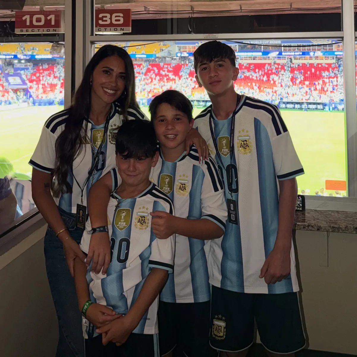 Lionel Messi comemora um gol pela seleção argentina durante a Copa do Mundo de 2026.
