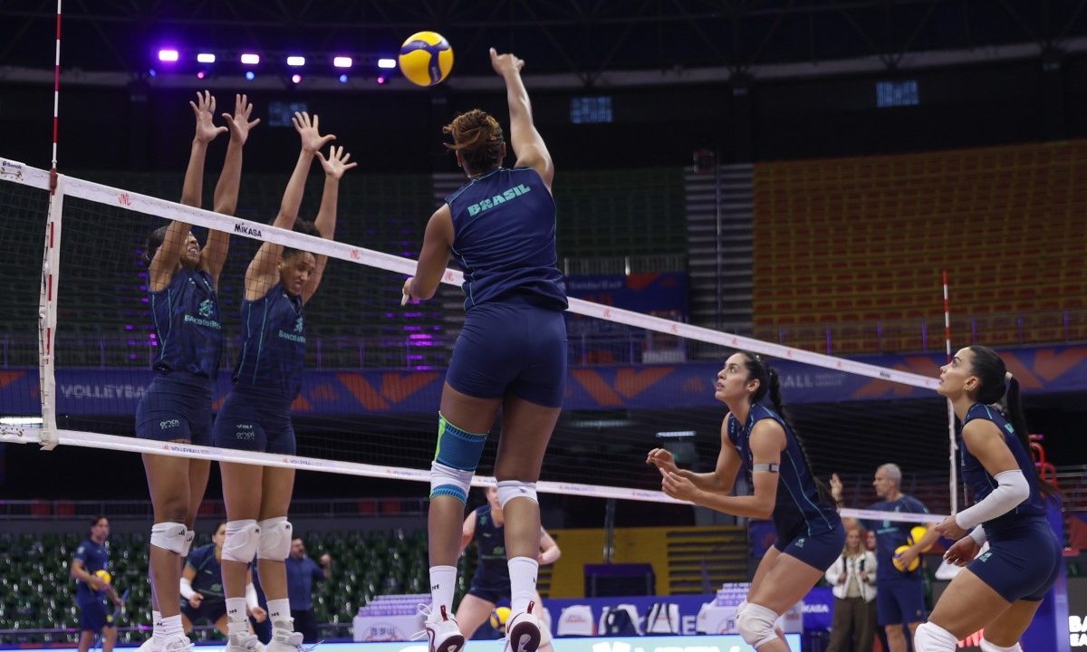 Brasil estreia na Liga das Nações Feminina de Vôlei contra a Holanda em Brasília