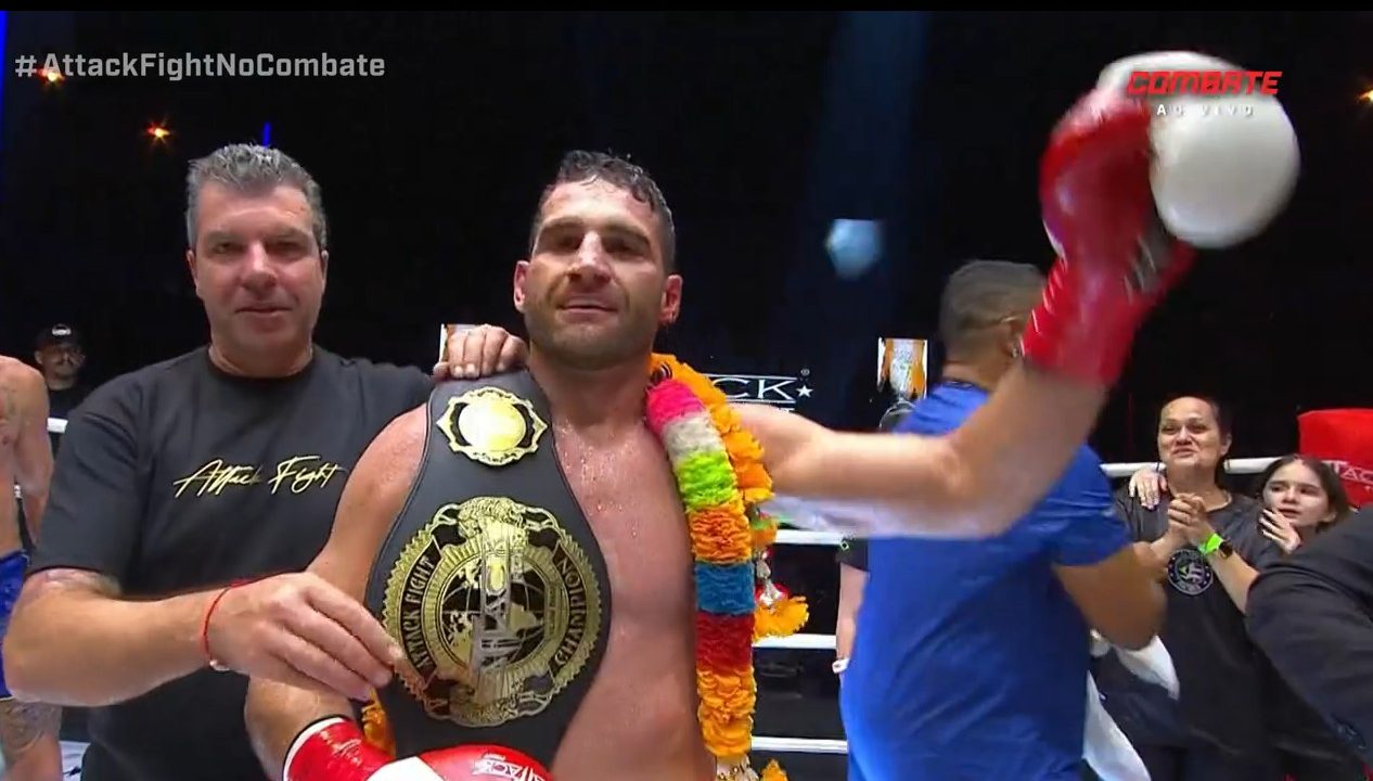 Cristiano Zanchettin conquista cinturão no Attack Fight 40 em noite de 3 disputas de título