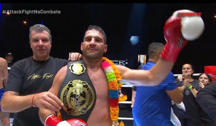 Cristiano Zanchettin conquista cinturão no Attack Fight 40 em noite de 3 disputas de título