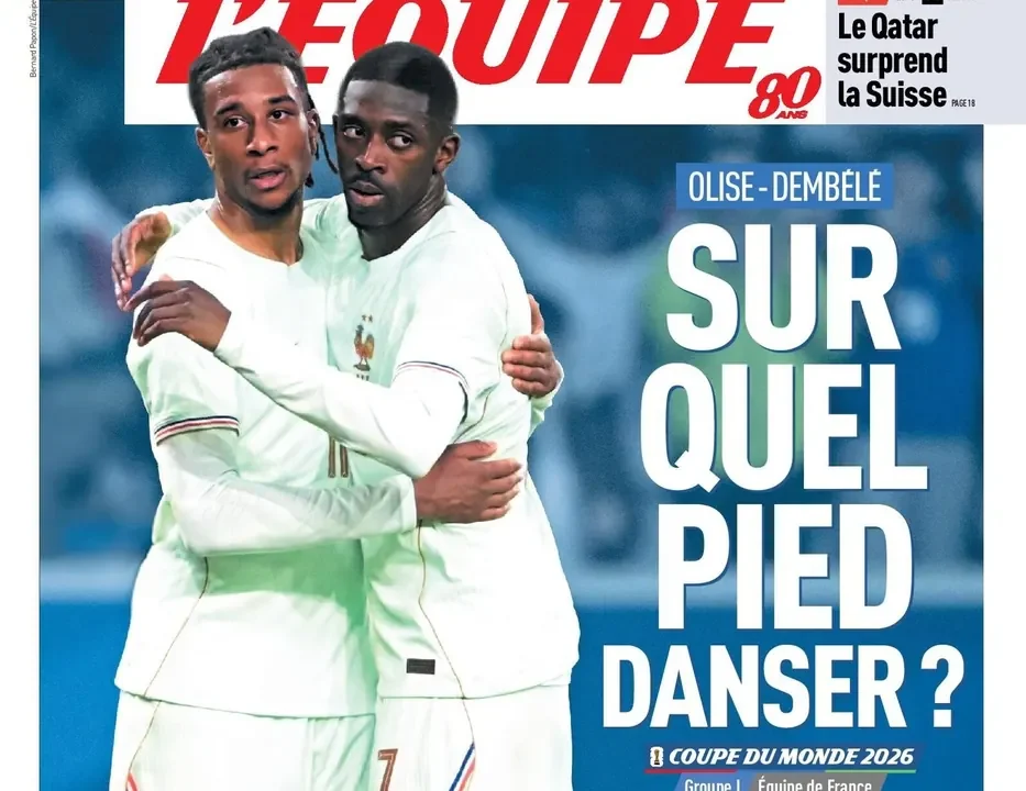 Dilema tático na França: Olise e Dembélé disputam vaga no ataque para a Copa do Mundo
