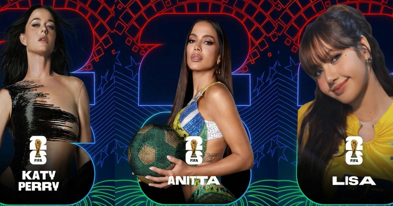 Anitta, Lisa e Katy Perry estrelam show de abertura da Copa do Mundo FIFA 2026