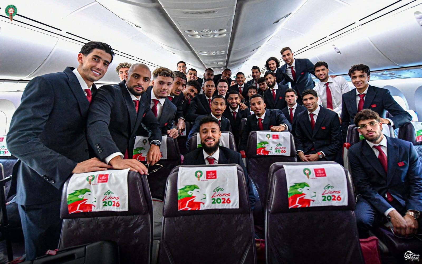 Delegação da seleção de Marrocos desembarcando nos Estados Unidos para a Copa do Mundo