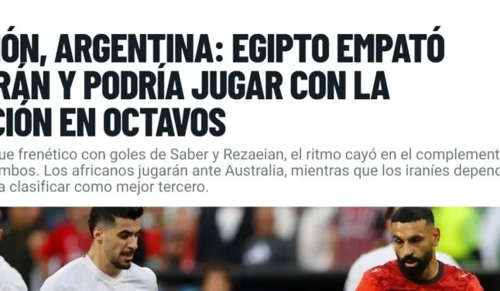Imprensa internacional reage ao drama do Irã na Copa e à vaga histórica do Egito