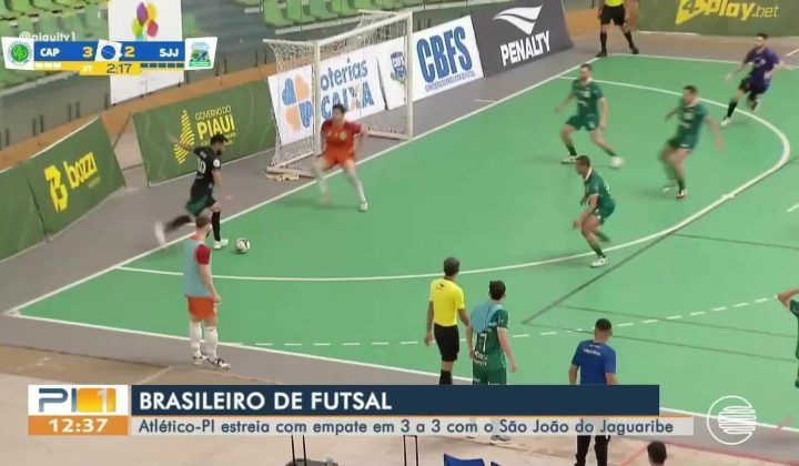 Criciúma-SC recebe Atlético-PI em busca da primeira vitória no Campeonato Brasileiro de Futsal