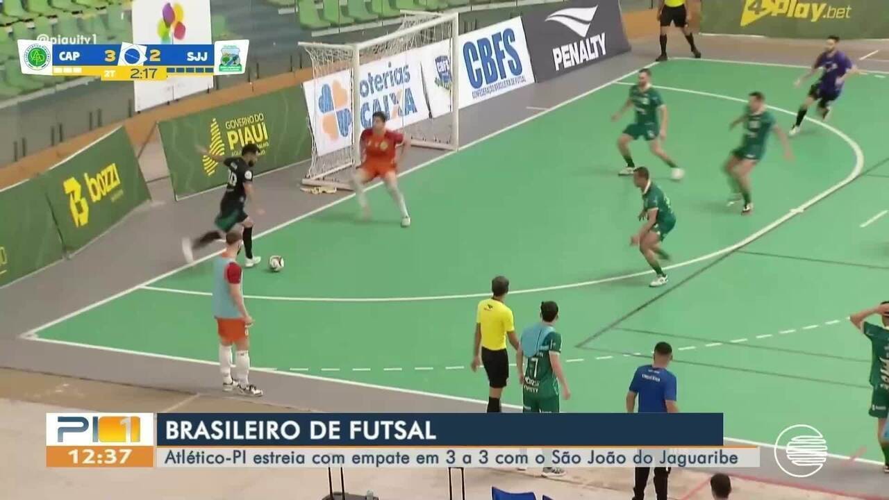 Criciúma-SC recebe Atlético-PI em busca da primeira vitória no Campeonato Brasileiro de Futsal