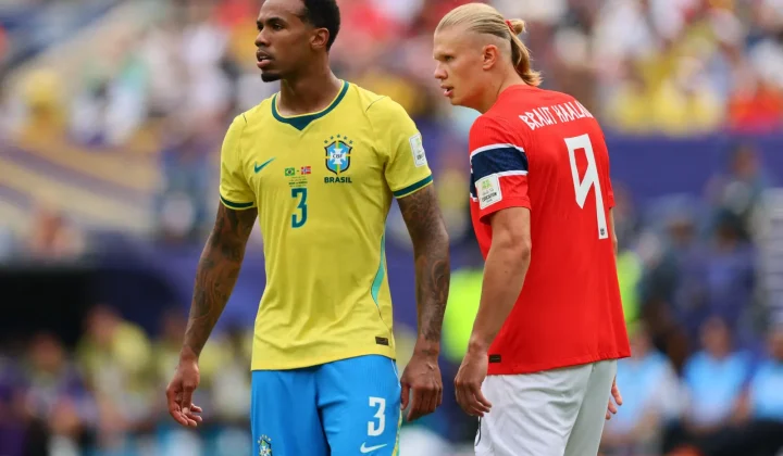 O atacante norueguês Erling Haaland tem sido um dos grandes destaques da Copa do Mundo, não apenas pelos seus gols, mas também pelo seu esti