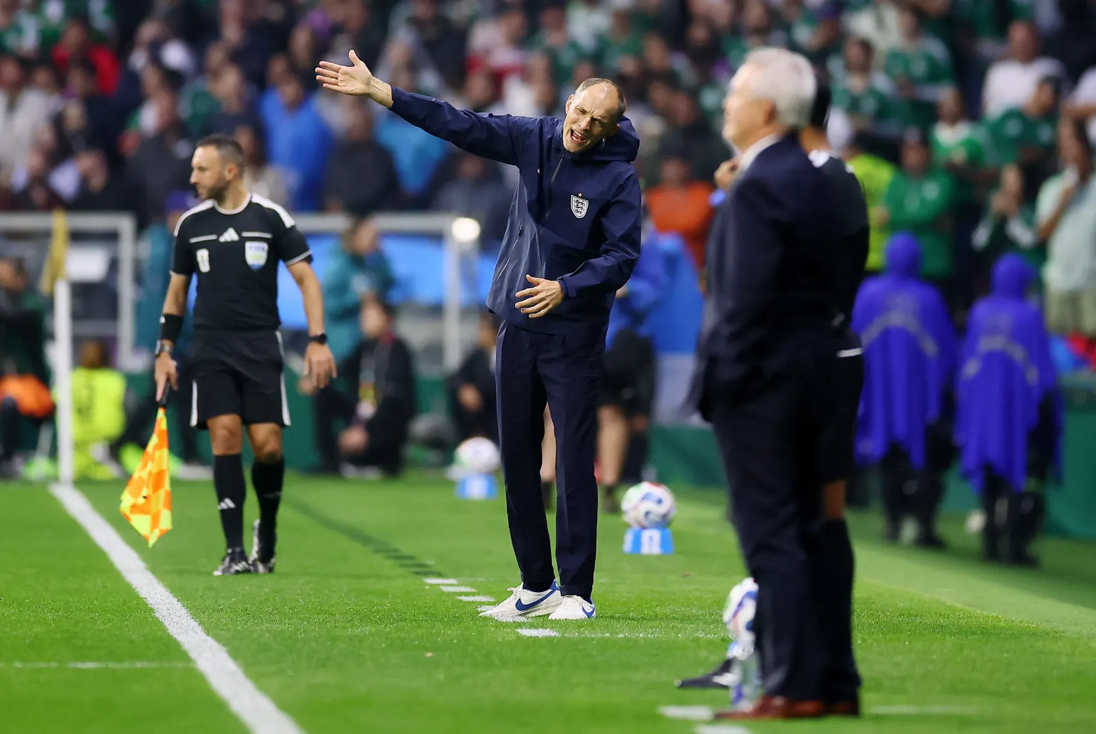 Técnico da Inglaterra, Thomas Tuchel, em coletiva de imprensa.