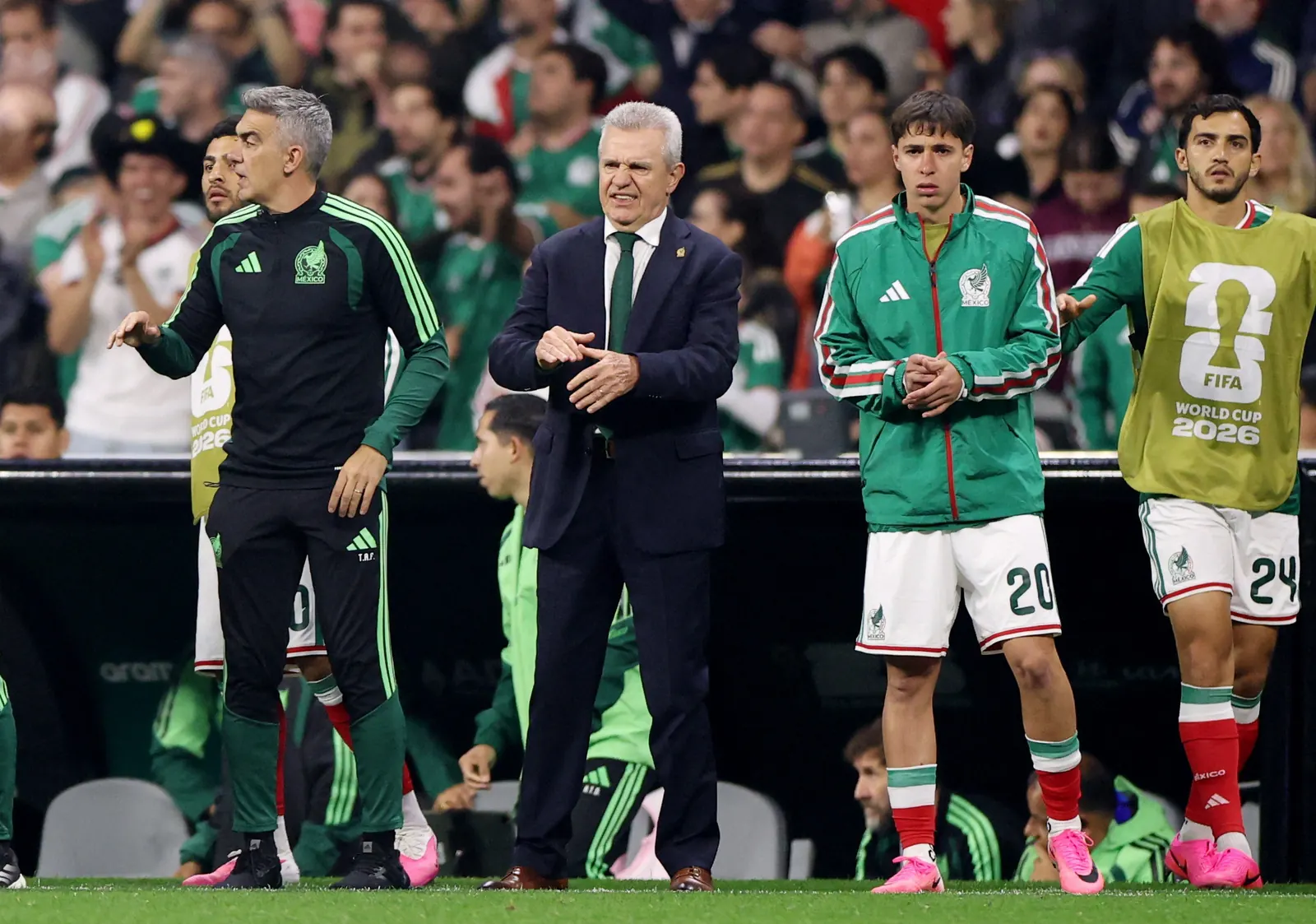 Javier Aguirre, técnico do México, em coletiva de imprensa.