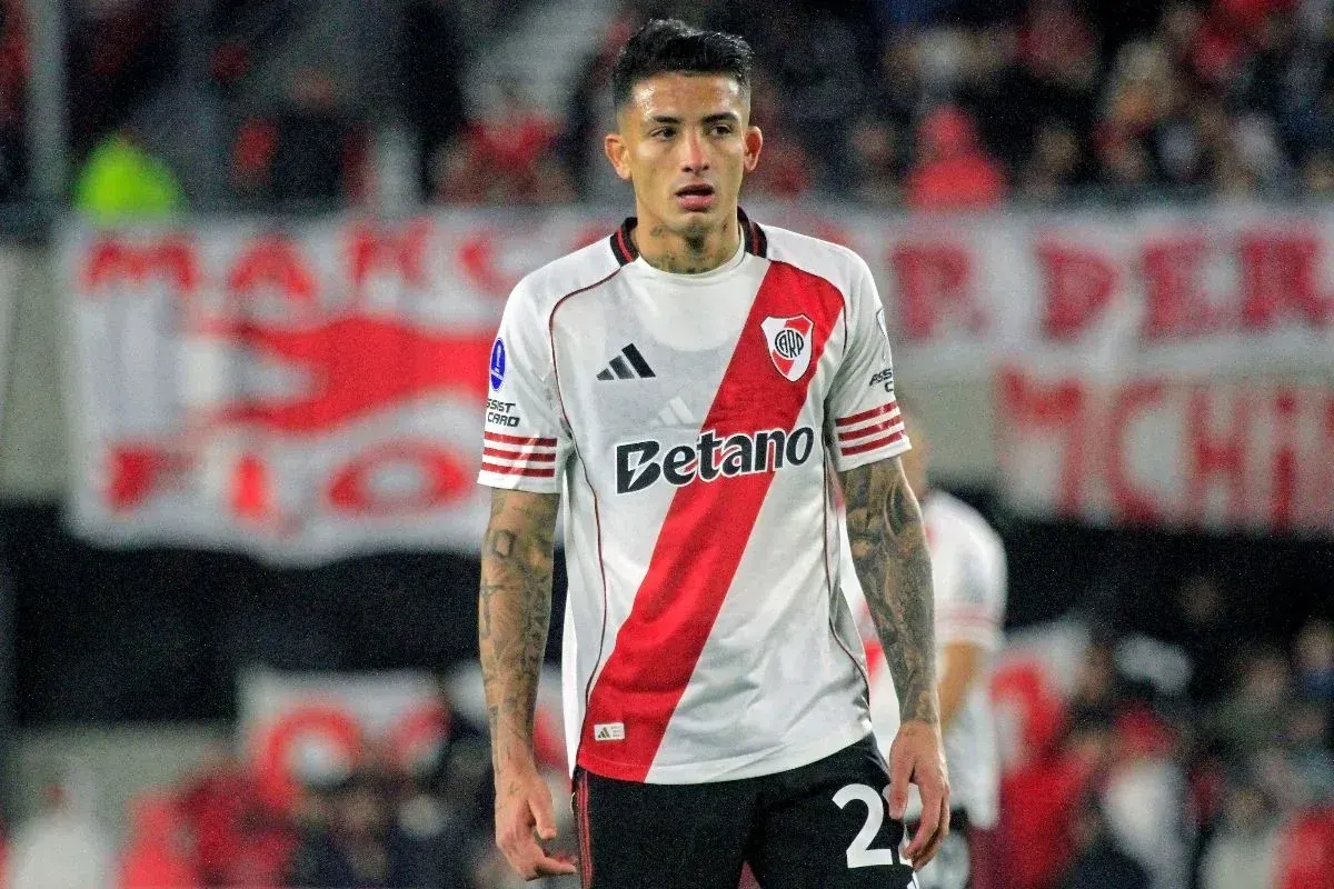 Kevin Castaño, volante colombiano do River Plate, alvo do Vasco para o meio-campo