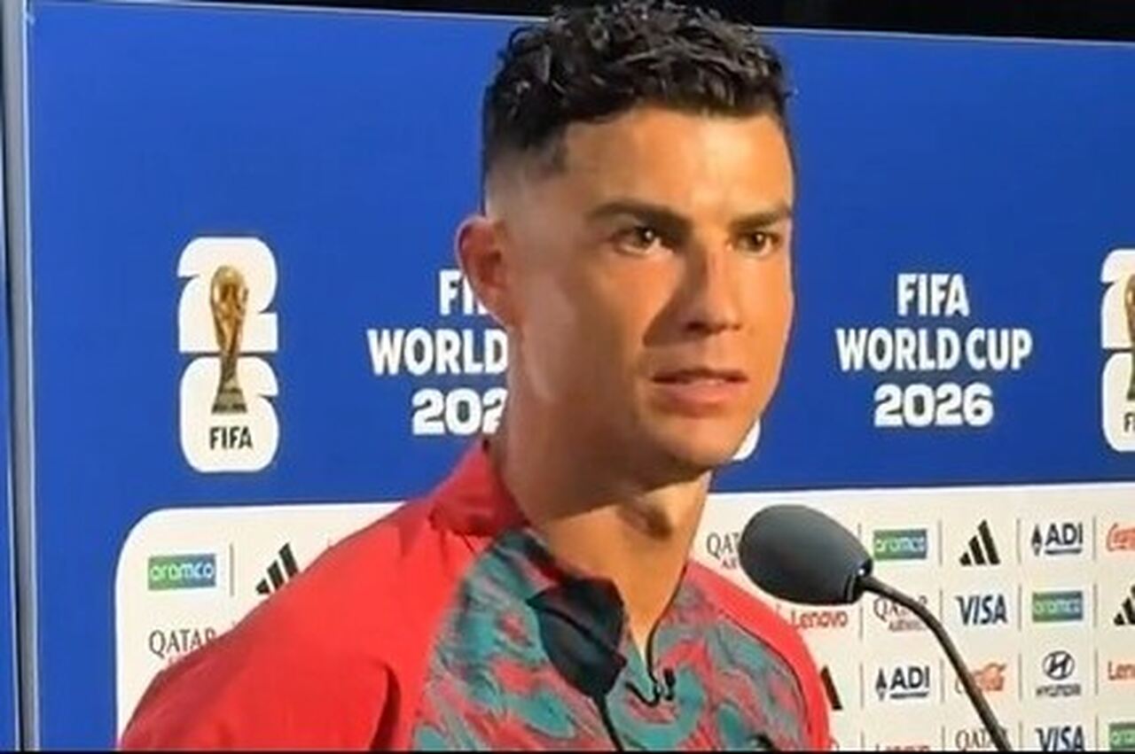 Cristiano Ronaldo em treinamento com a seleção portuguesa