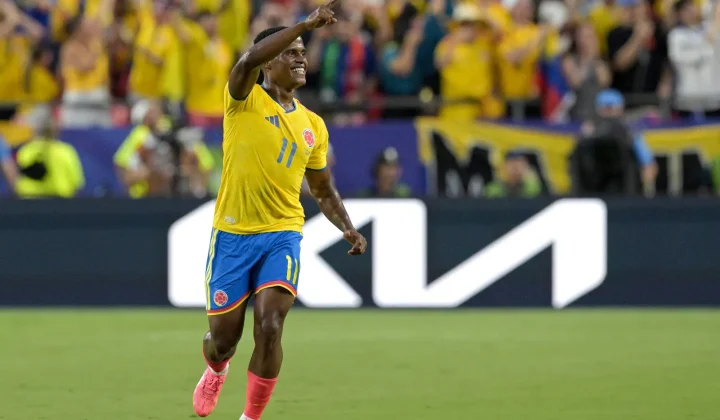 Jhon Arias balançou as redes pela primeira vez na Copa do Mundo, marcando o gol da vitória da Colômbia sobre Gana nas oitavas de final. O fe