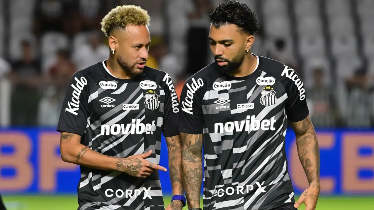Neymar e Gabigol juntos como titulares: Santos tem apenas 29,6% de aproveitamento em 2026