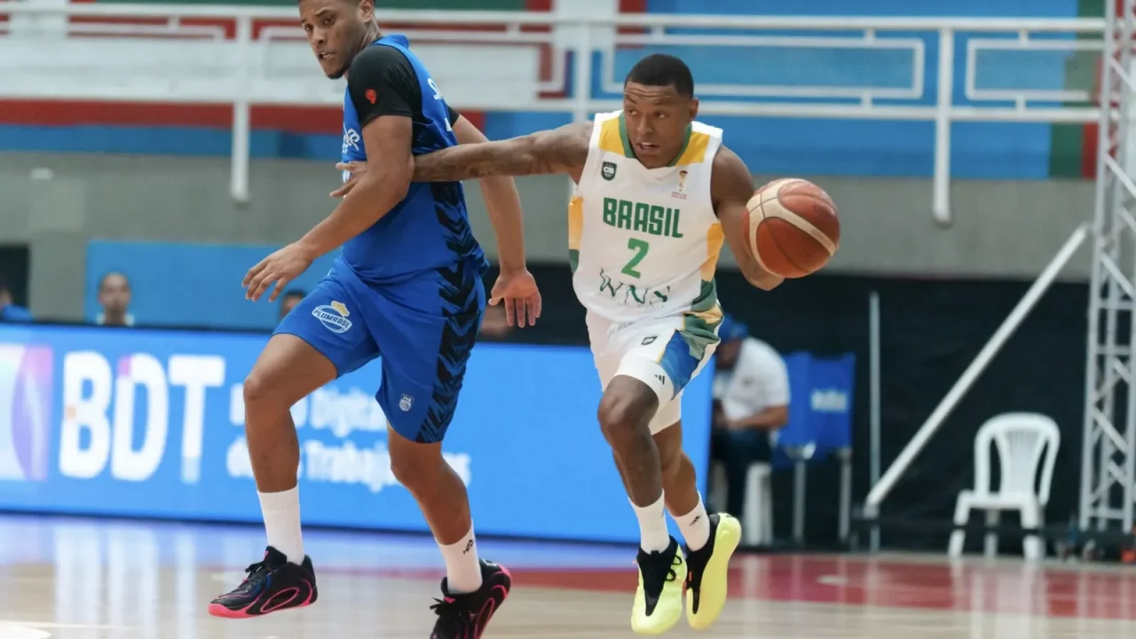 Brasil garante vaga na segunda fase das Eliminatórias da Copa do Mundo de Basquete com vitória sobre a Venezuela