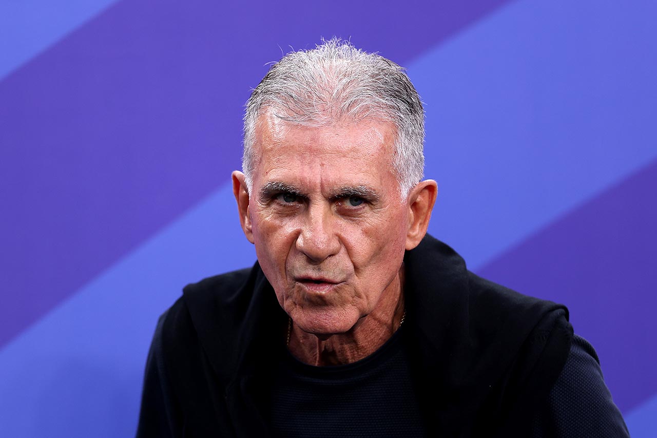Carlos Queiroz, técnico de Gana, durante a Copa do Mundo 2026