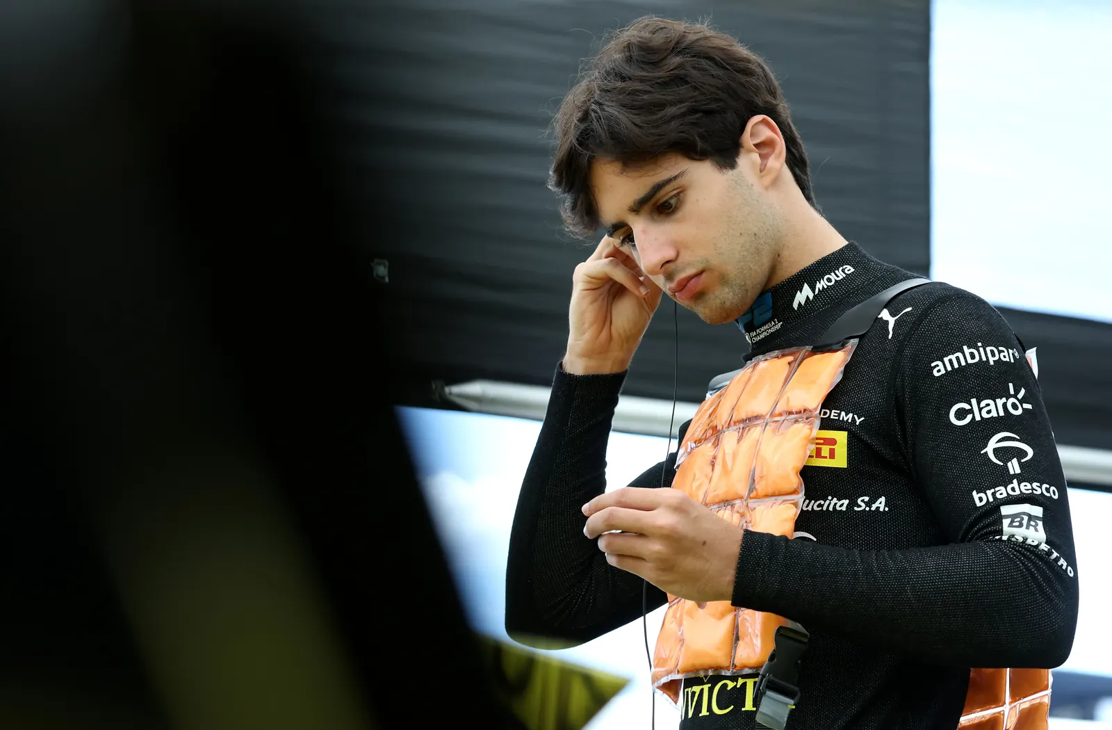 Rafael Câmara na corrida sprint da F2 na Hungria, 25 de julho de 2026