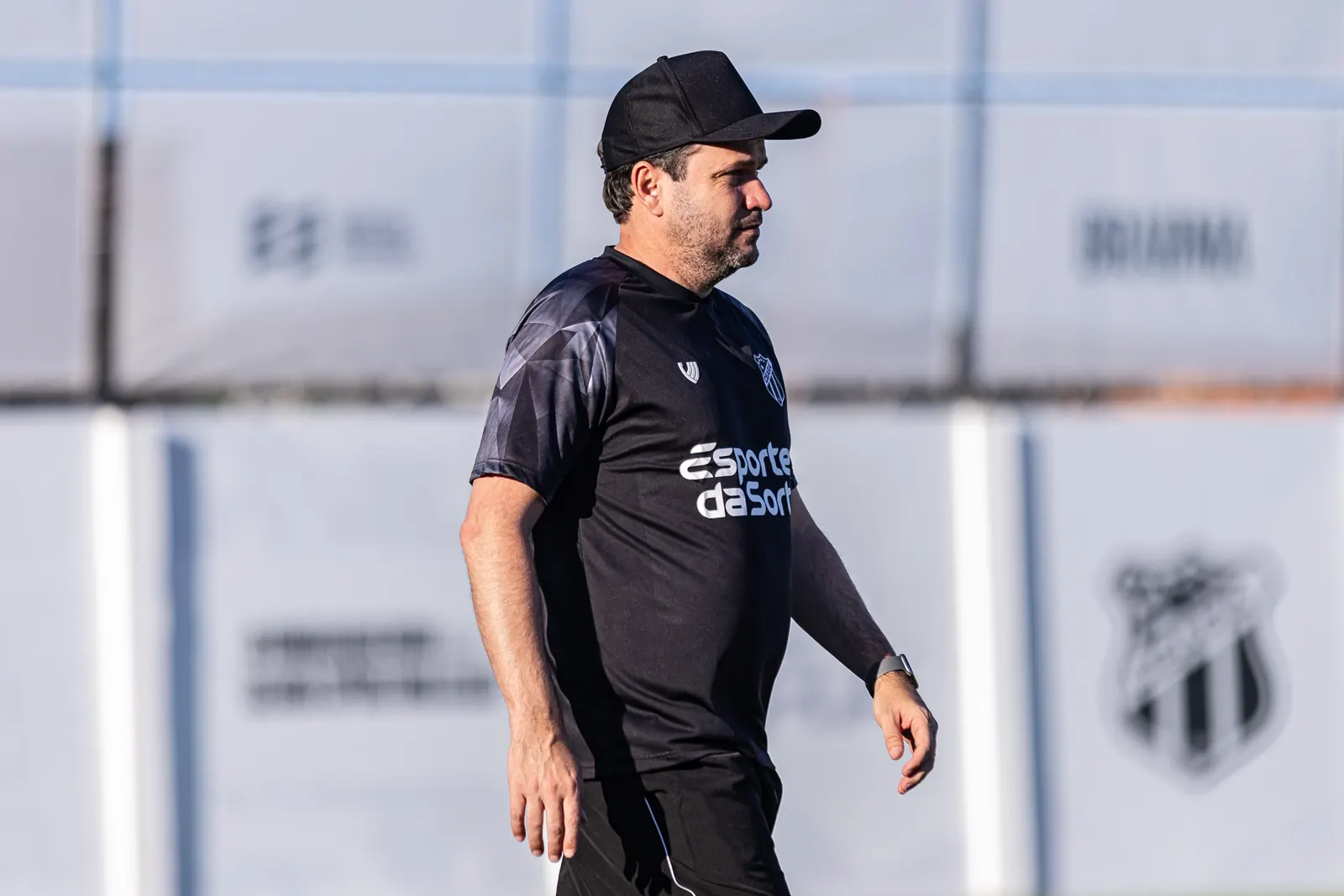 Técnico Daniel Paulista do Ceará em entrevista coletiva após a partida.