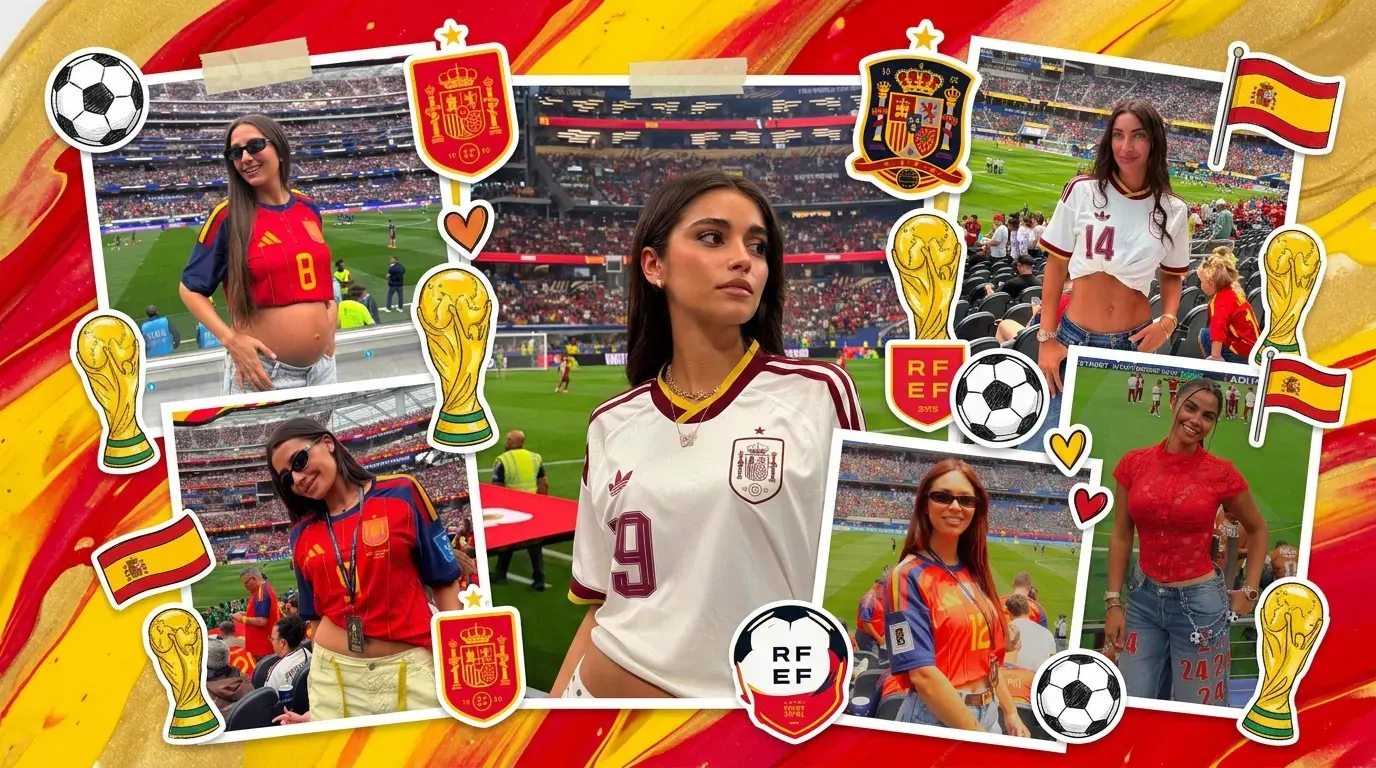 Namoradas e esposas dos jogadores da seleção espanhola na Copa do Mundo 2026
