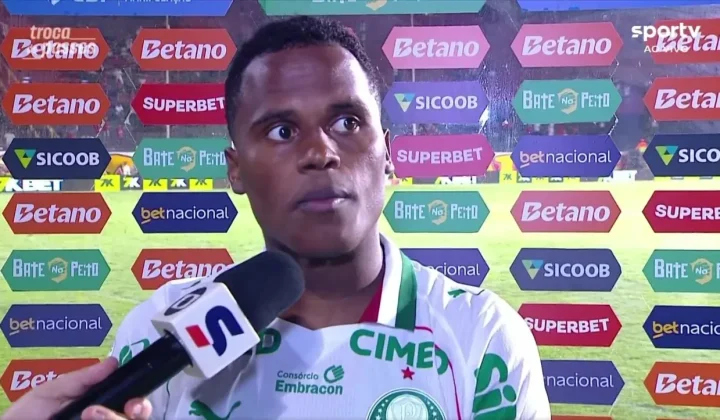 Palmeiras goleia Vitória fora de casa e abre oito pontos na liderança; Arias celebra reabilitação