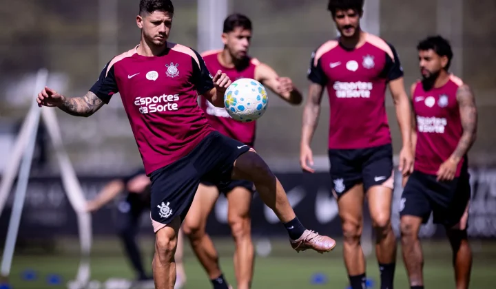 Corinthians encerra preparação para enfrentar o Internacional na Copa do Brasil