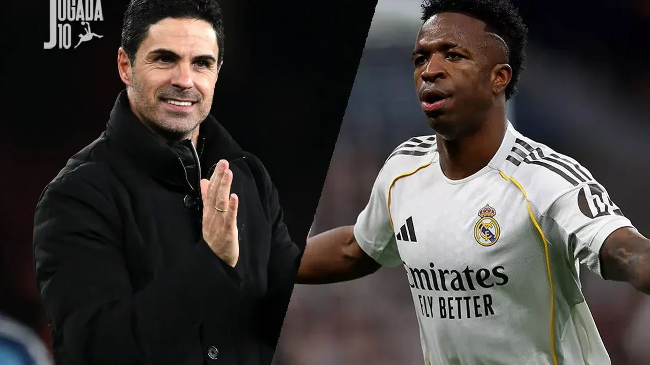 Arteta admite ambição do Arsenal e reacende especulação sobre Vini Jr