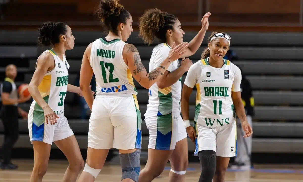Seleção brasileira feminina de basquete vence a Colômbia e garante vaga na AmeriCupW 2027