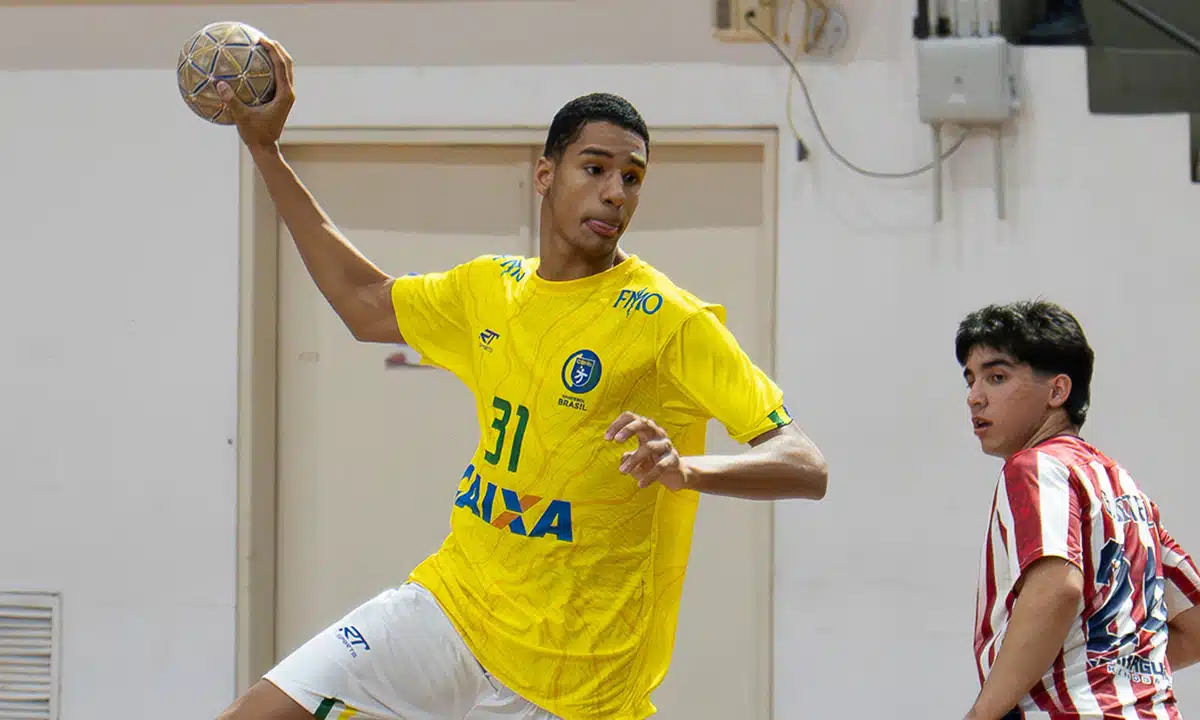 Brasil vence Paraguai e fica com a prata no Sul-Centro Americano cadete de handebol