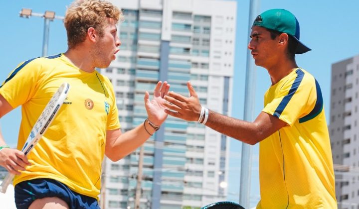 Brasileiros dominam estreia no profissional do Pan-Americano de Beach Tennis em Cuiabá
