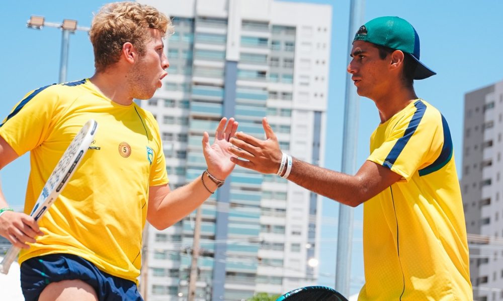 Brasileiros dominam estreia no profissional do Pan-Americano de Beach Tennis em Cuiabá
