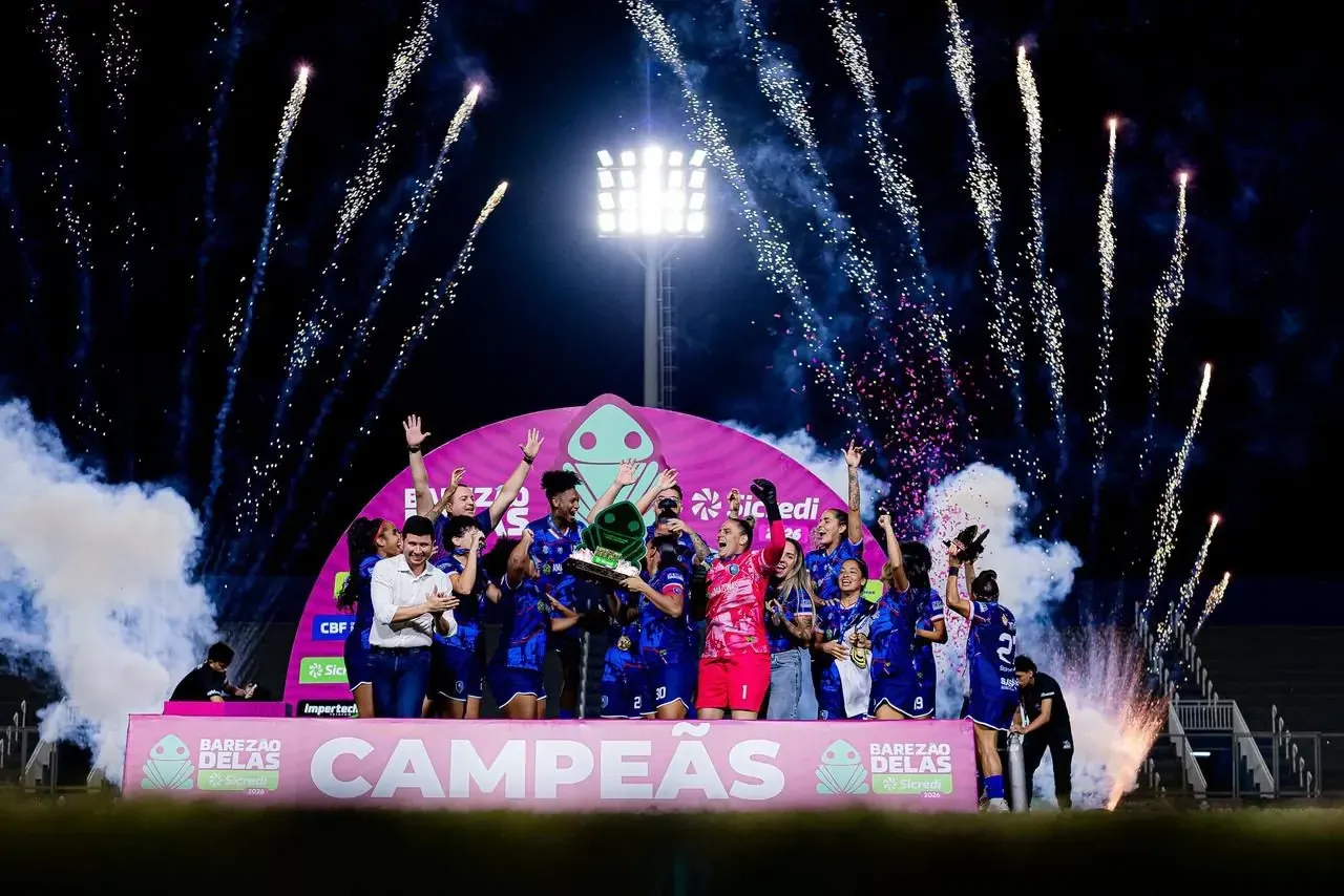 Jogadoras do 3B comemoram título do Campeonato Amazonense feminino de 2026